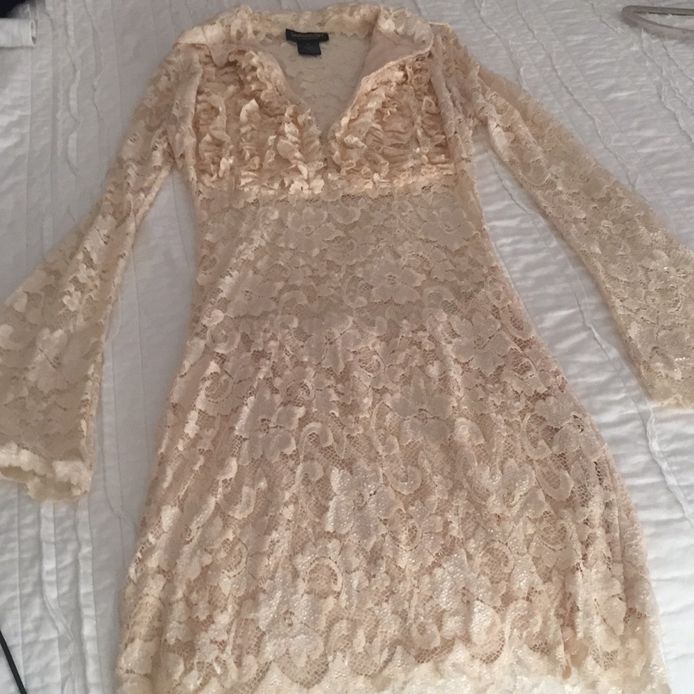 Champagne color dress